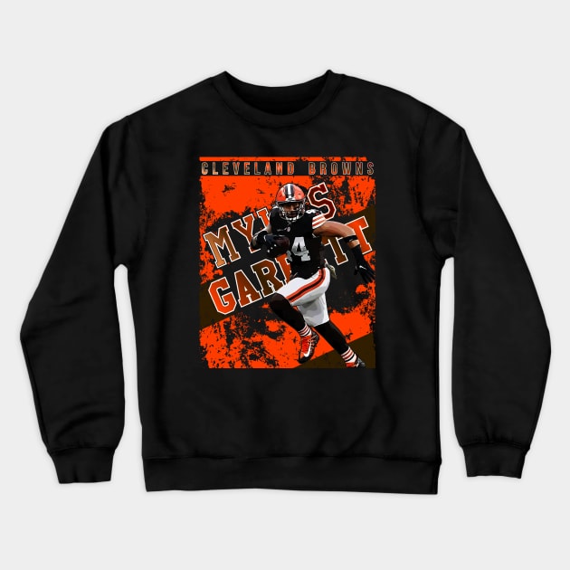 Myles garrett | Cleveland browns Crewneck Sweatshirt by Aloenalone